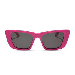 AURA - BRIGHT PINK + GREY SUNGLASSES