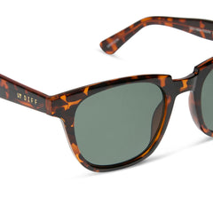 GRAYSON - TORTOISE + G15 SUNGLASSES