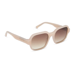 LOLA - MILKY BLUSH + BROWN GRADIENT SUNGLASSES