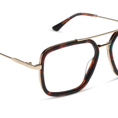 JORDAN - CONFETTI TORTOISE + BLUE LIGHT GLASSES