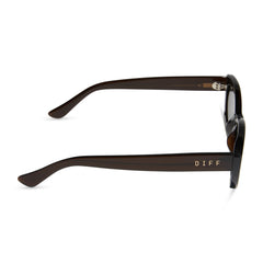RAYA - CHOCOLATE CRYSTAL + GREY + POLARIZED SUNGLASSES