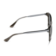 BELLA - SMOKE MARBLE + GREY + POLARIZED SUNGLASSES