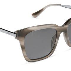 BELLA - SMOKE MARBLE + GREY + POLARIZED SUNGLASSES