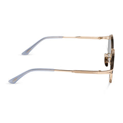 LIMONCELLO - GOLD + MILKY BLUE PEARL + GREY GRADIENT SUNGLASSES