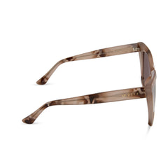 KARLIE - CREAM TORTOISE + BROWN GRADIENT SUNGLASSES