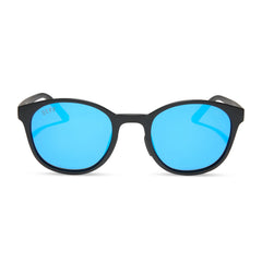VOLLEY - MATTE BLACK + BLUE MIRROR + POLARIZED SUNGLASSES