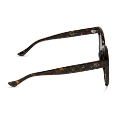 MEREDITH - GLITTER TORTOISE + BROWN GRADIENT SUNGLASSES