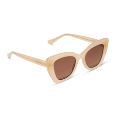 MELODY - MILKY NUDE + SOLID BROWN SUNGLASSES