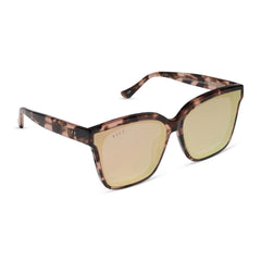 MEREDITH II - HIMALAYAN TORTOISE + TAUPE MIRROR SUNGLASSES