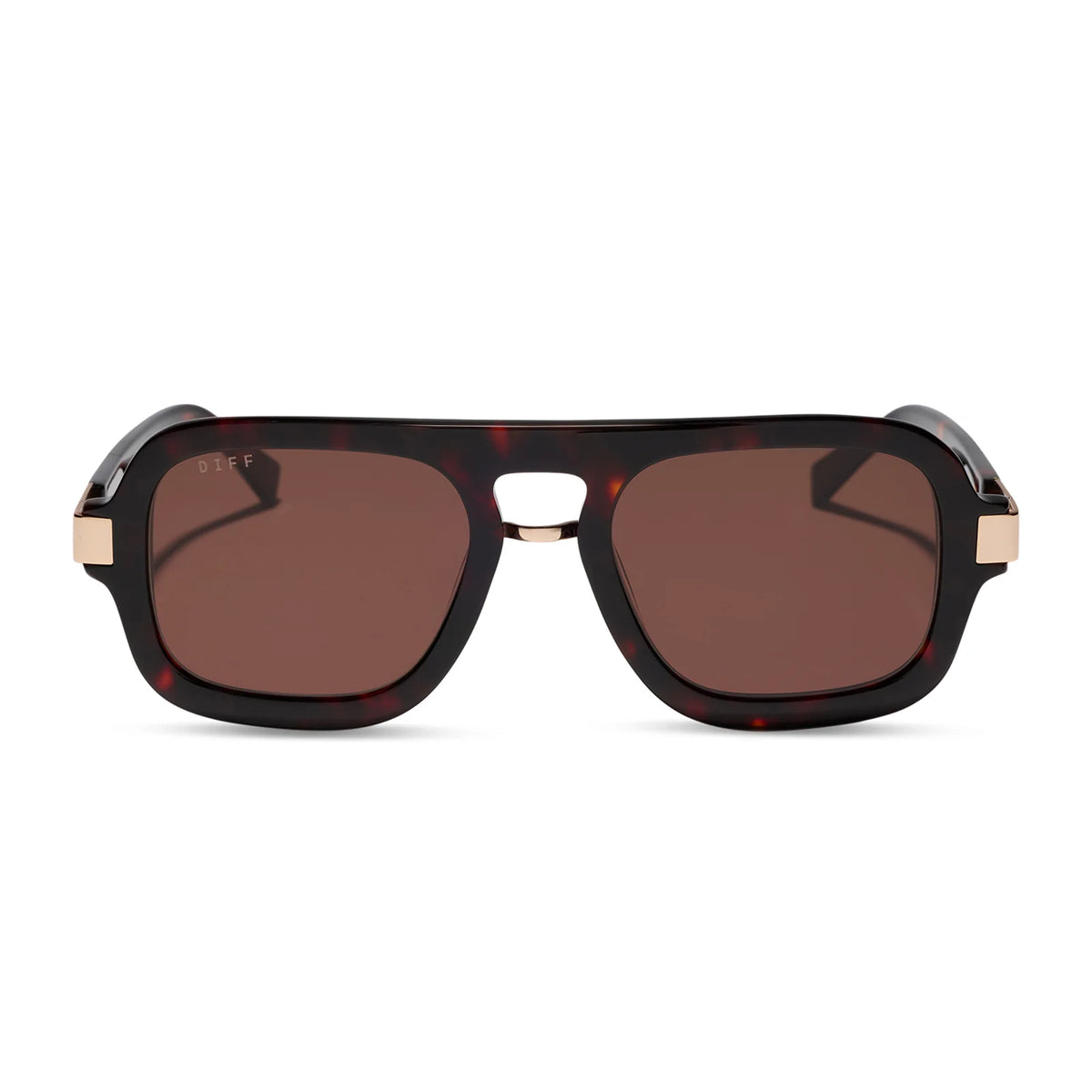 NAOMI - CEDAR TORTOISE + BROWN SUNGLASSES