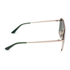 DRMTLGY - BERKELY + CHAMPAGNE GOLD + ALOE GREEN GRADIENT + POLARIZED SUNGLASSES