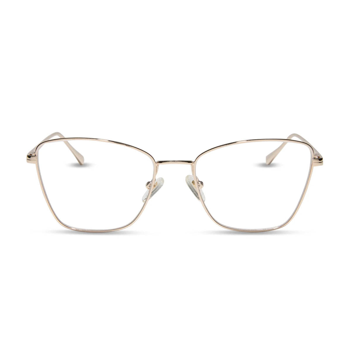 CONNIE - GOLD + GLASSES