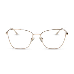CONNIE - GOLD + GLASSES