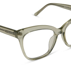 WINSTON - OLIVE CRYSTAL + GLASSES