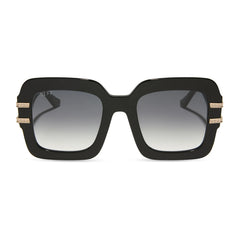 TANYA MCQUOID - LUXE BLACK + RICH GREY GRADIENT SUNGLASSES