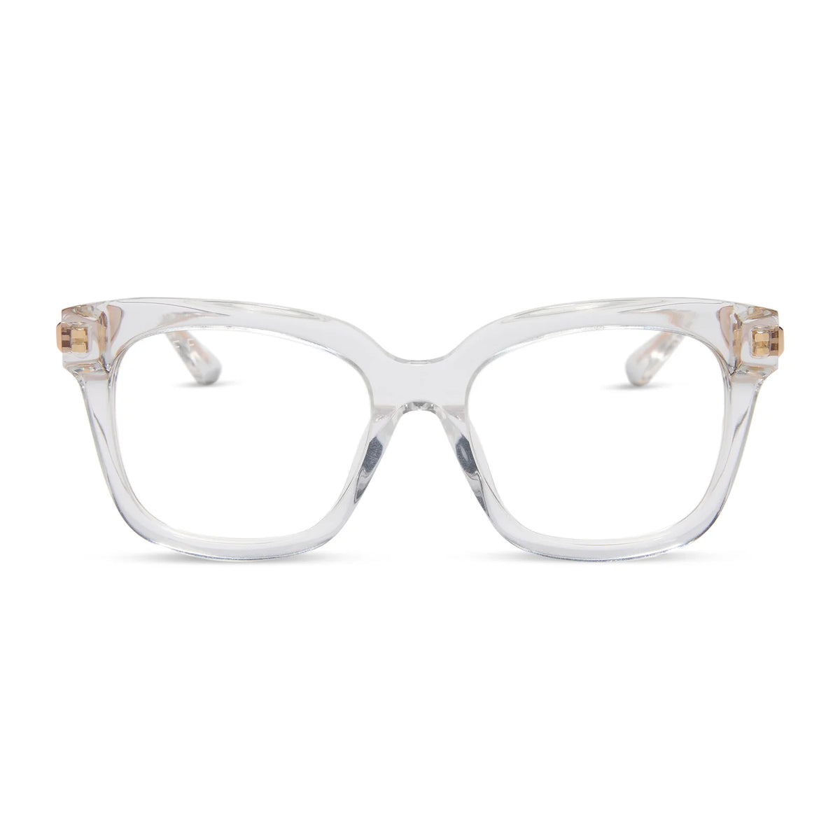 BELLA XS - CLEAR CRYSTAL + GOLD + GLASSES