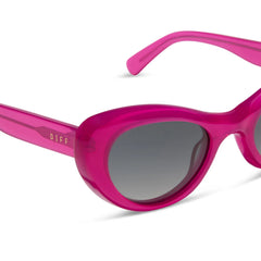 ZARIA - BRIGHT TULIP + GREY GRADIENT + POLARIZED SUNGLASSES