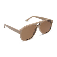 NASH - ALMOND + BROWN SUNGLASSES