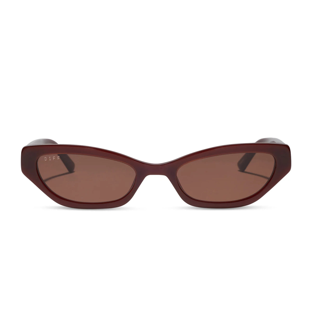 THE TRIBECA - RICH BROWN CRYSTAL + REDDISH BROWN + SUNGLASSES