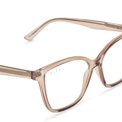 LEAH - VINTAGE CRYSTAL + BLUE LIGHT READERS