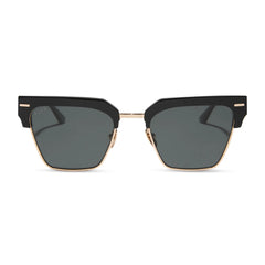 CAPRI - BLACK + GREY + POLARIZED SUNGLASSES