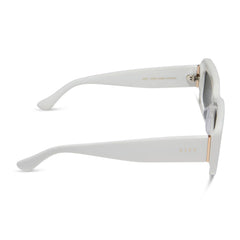 INDY - WHITE CLOUD + GREY + POLARIZED SUNGLASSES