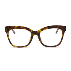 WINSTON - AMBER TORTOISE + GLASSES