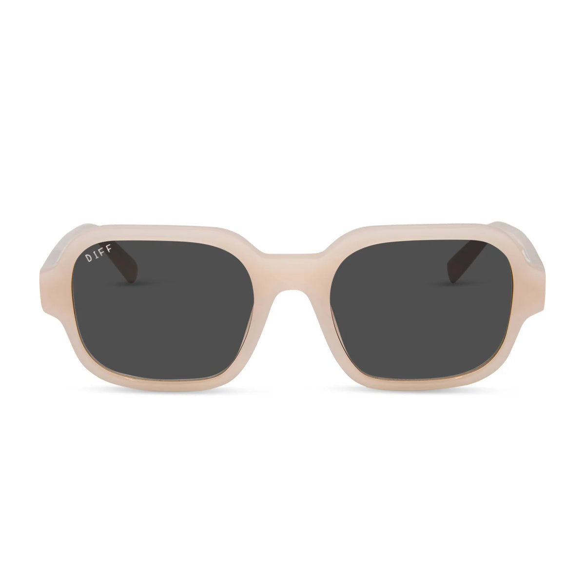 LOLA - MILKY BLUSH + BROWN GRADIENT SUNGLASSES