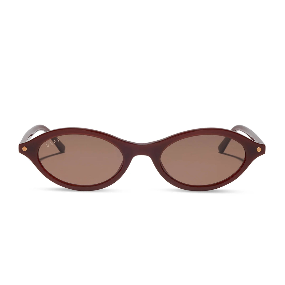THE CITY - RICH BROWN CRYSTAL + BROWN + SUNGLASSES