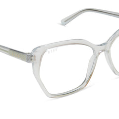 MAISIE - OPALESCENT PINK + GLASSES