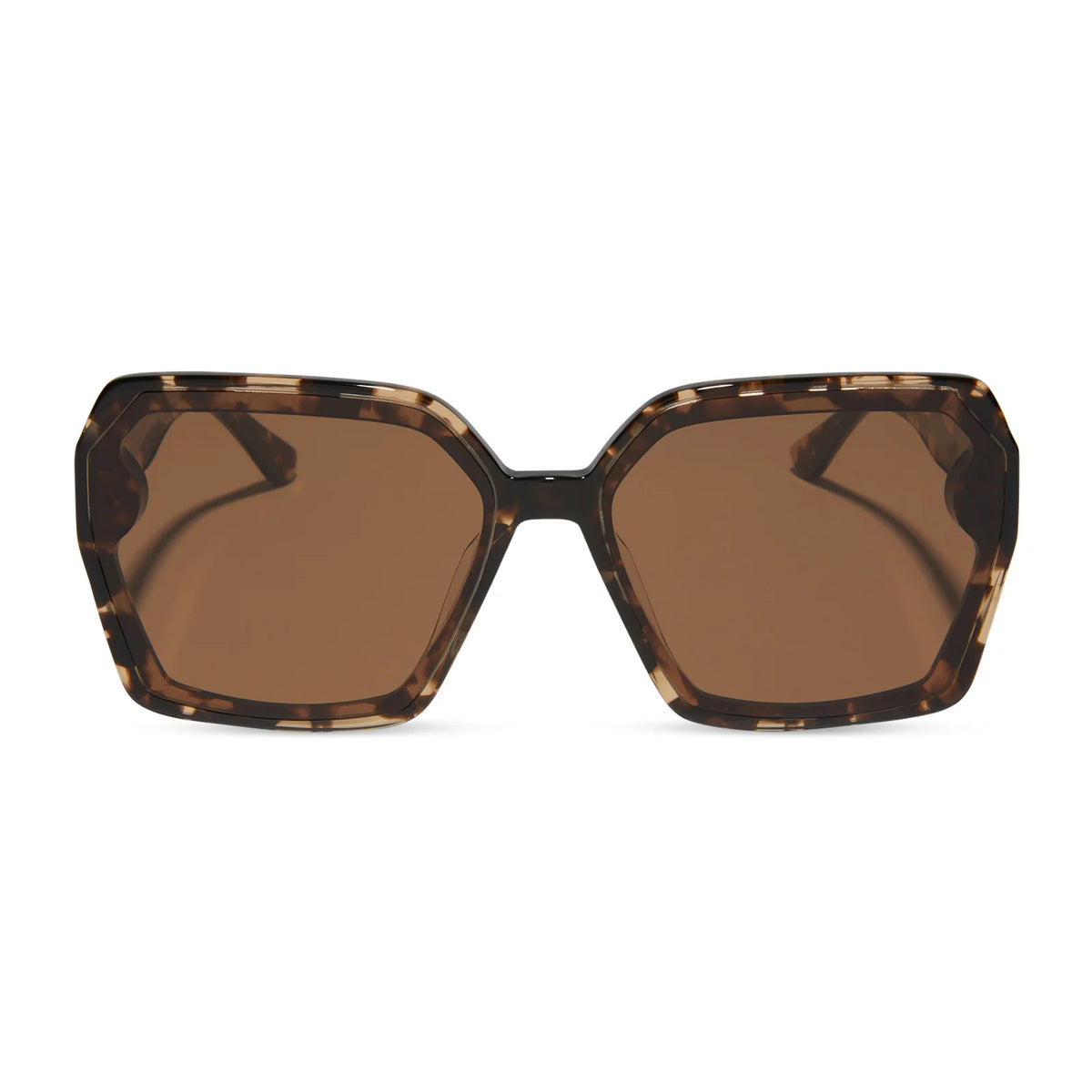 PRESLEY - ESPRESSO TORTOISE + BROWN SUNGLASSES