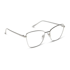CONNIE - SILVER + GLASSES