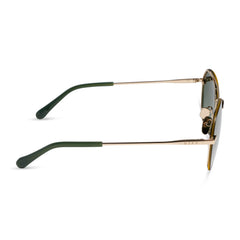 LENOX XS - GOLD + ALOE GREEN GRADIENT + LIGHT GOLD FLASH + POLARIZED SUNGLASSES