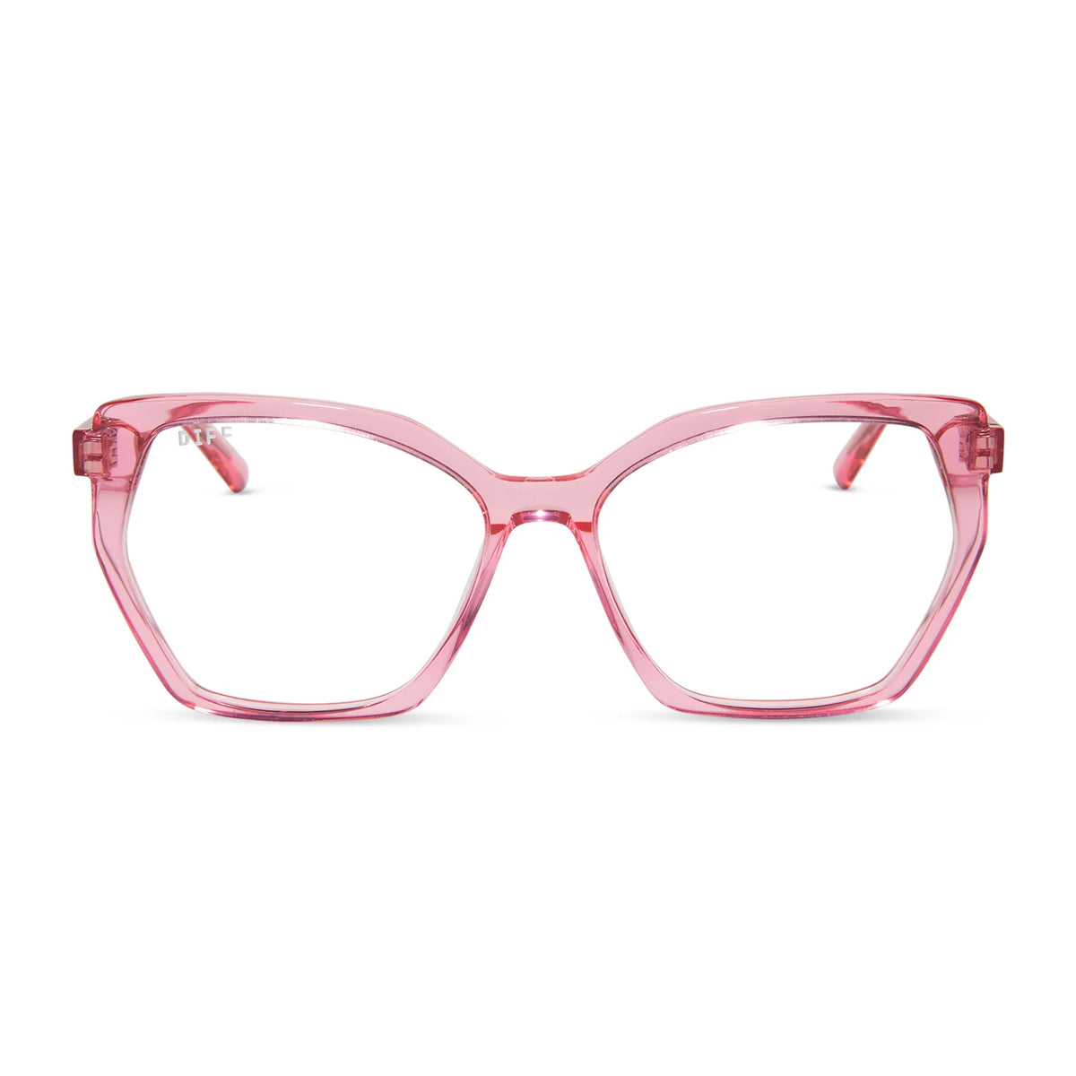 MAISIE - CANDY PINK CRYSTAL + GLASSES