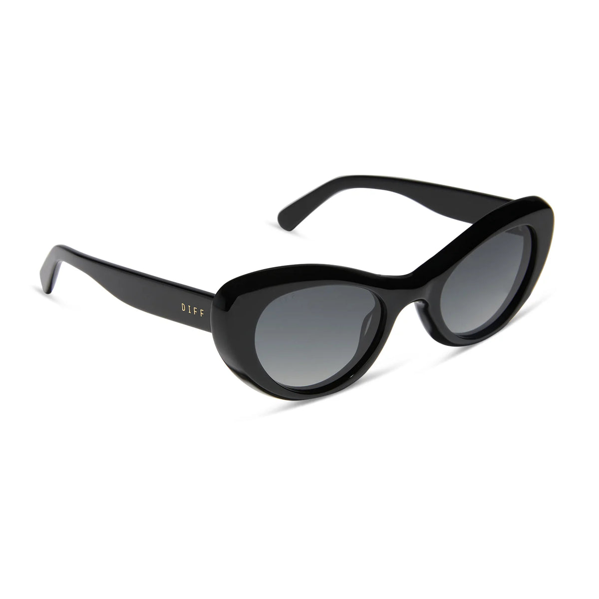 ZARIA - BLACK + GREY GRADIENT + POLARIZED SUNGLASSES