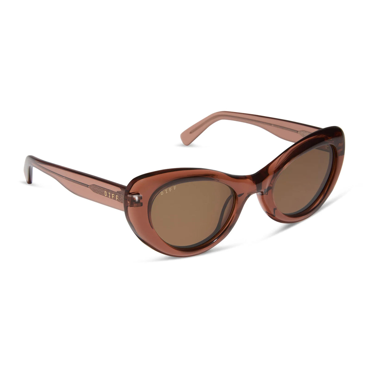 ZARIA - CAFÉ OLE + BROWN SUNGLASSES