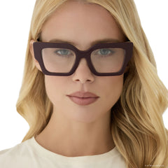 GENERAL LEIA™ - REGAL AUBERGINE CRYSTAL + GLASSES