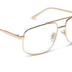 CHARLEY - GOLD + GLASSES