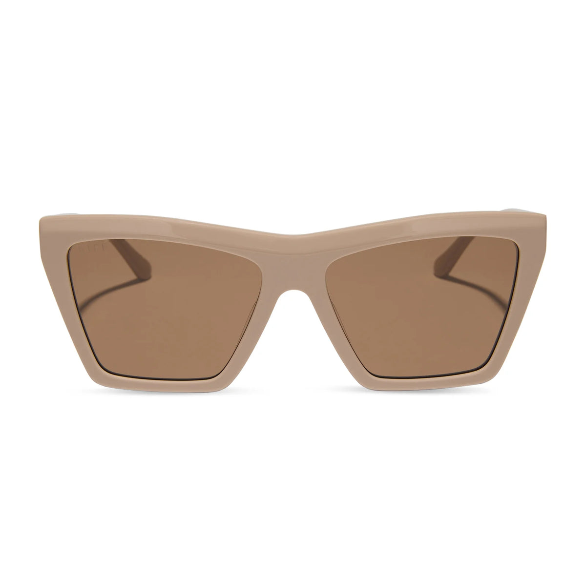VIVI - ALMOND + BROWN SUNGLASSES
