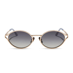 LIMONCELLO - GOLD + MILKY BLUE PEARL + GREY GRADIENT SUNGLASSES