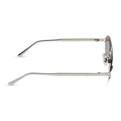THE BROOKLYN - SILVER + BROWN + SUNGLASSES