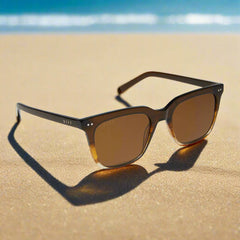 BILLIE XL - WHISKEY FADE + BROWN + POLARIZED SUNGLASSES