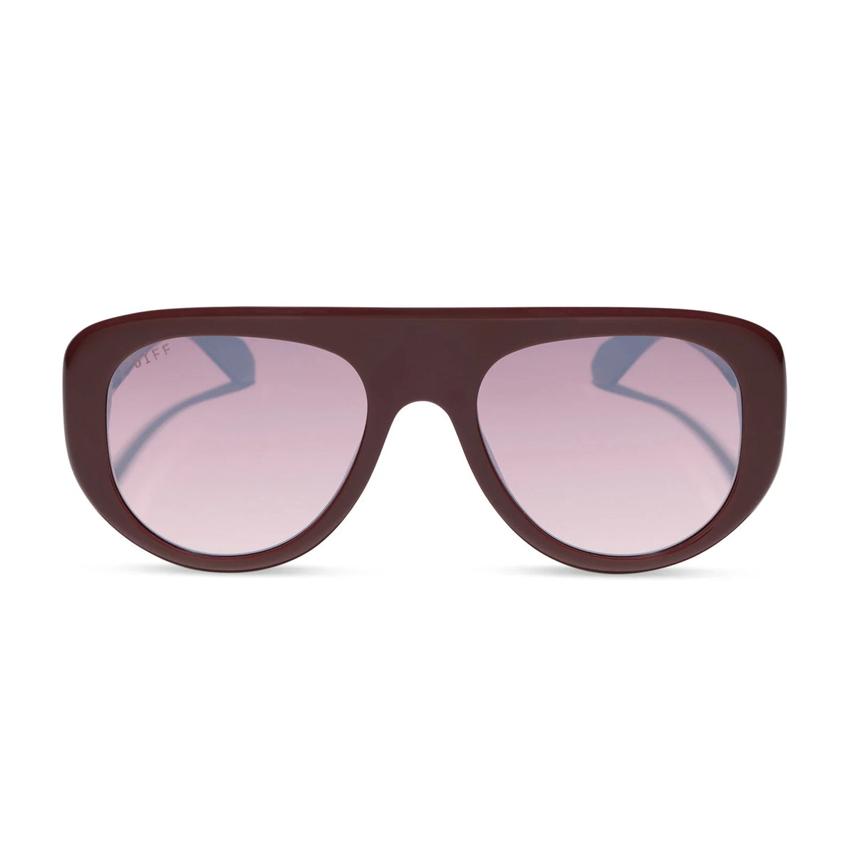 MORGAN - RUGBY RED + BURGUNDY GRADIENT SUNGLASSES