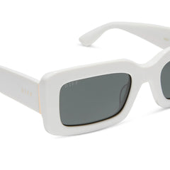 INDY - WHITE CLOUD + GREY + POLARIZED SUNGLASSES